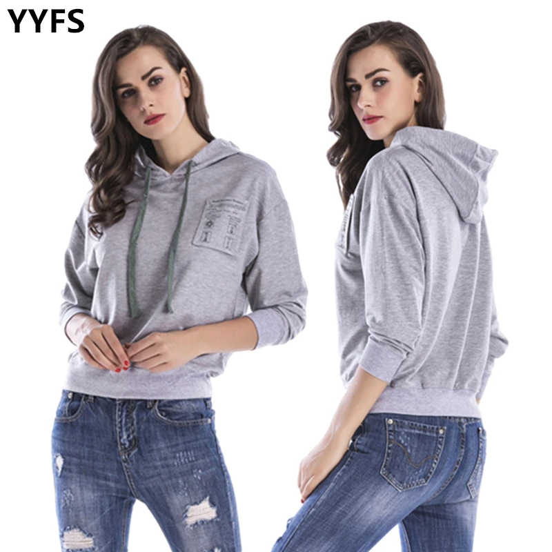 

hoodie new printed casual hooded women's autumn and winter clothes loose and thin wild