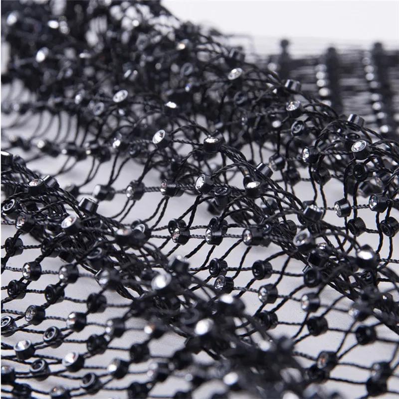 С украшением в виде кристаллов с бриллиантового колье Сексуальная Bodycon майка Hollow