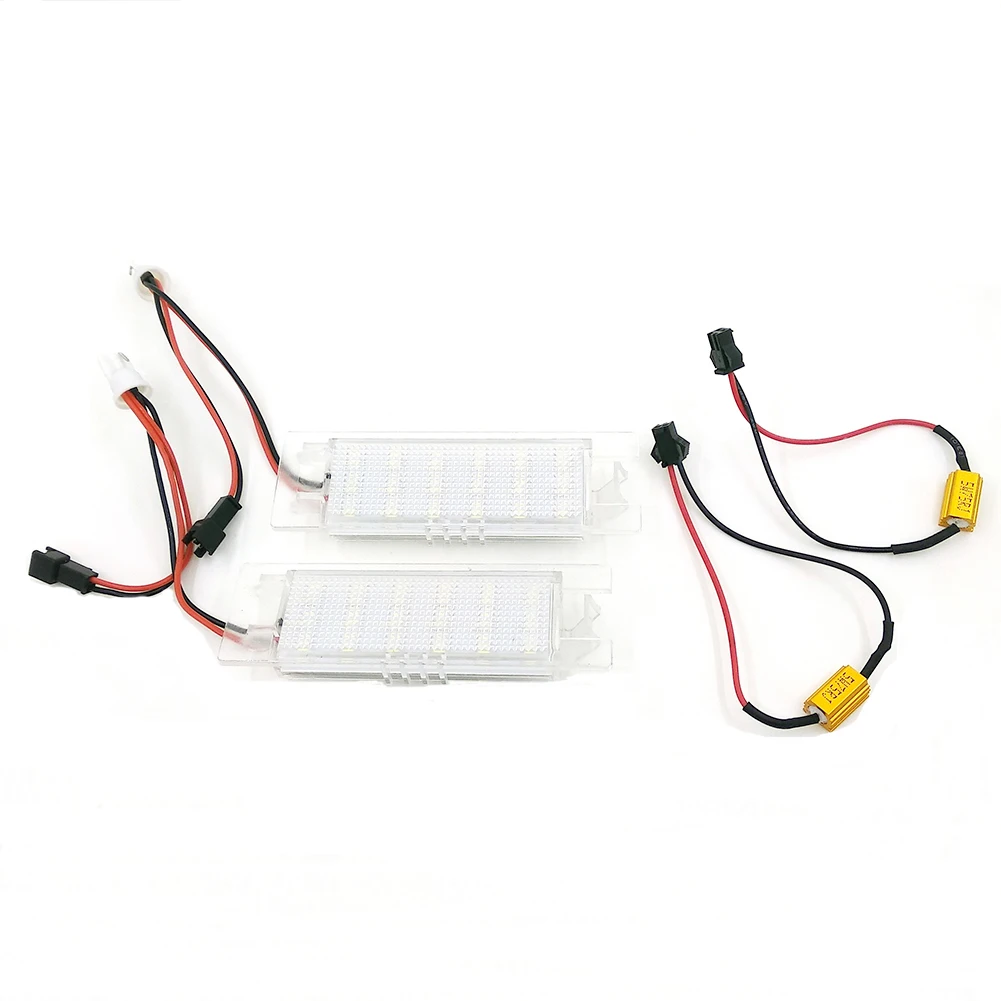 2 шт. Canbus Нет Ошибка светодиодный номерной знак светильник Lampfor Opel Insignia Zafira B Corsa D