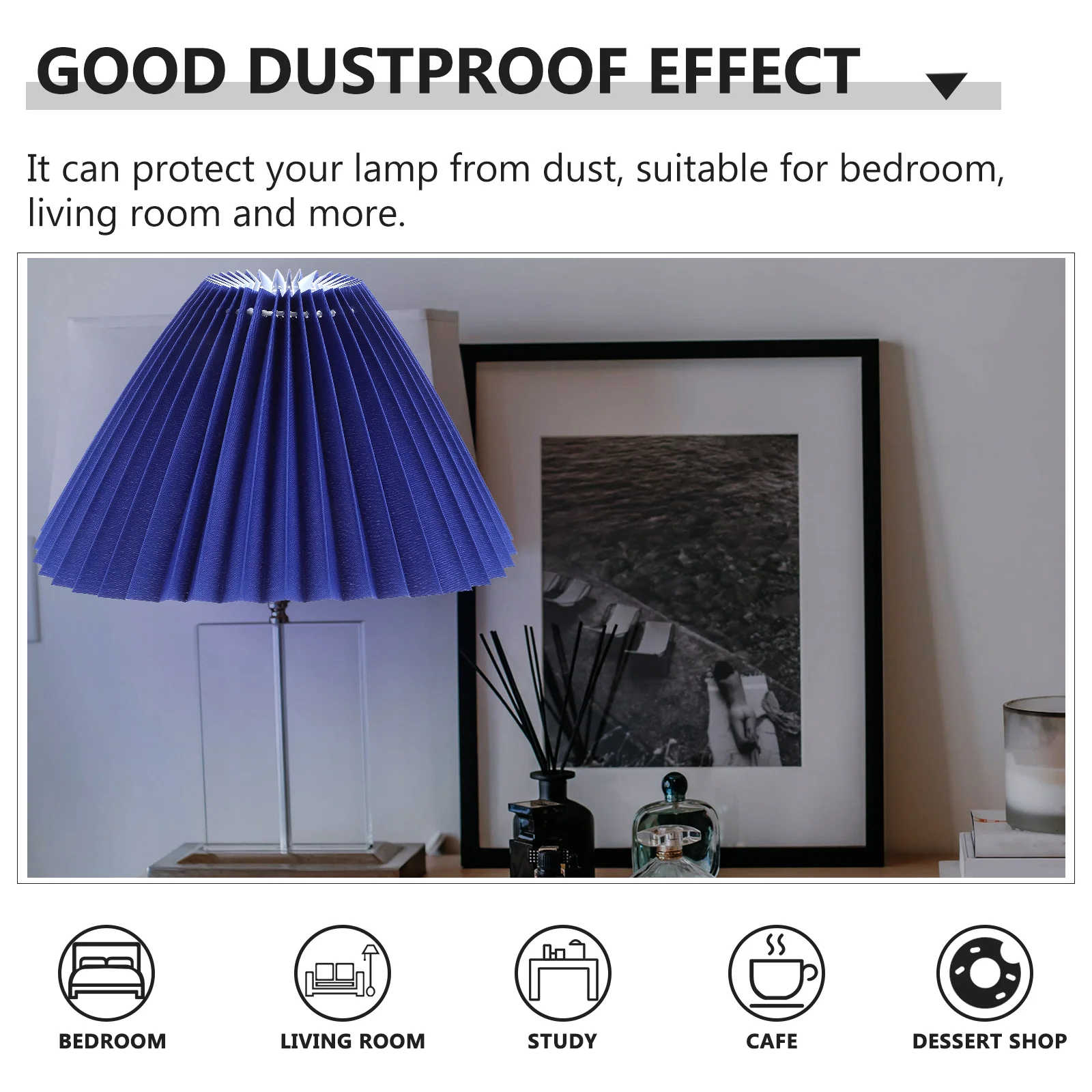 1Pc Pleated Cloth Light Shade Unique Cover Stylish Chandelier | Лампы и освещение