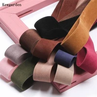kewgarden diy hairbows accessories make hairclips materials suede ribbon 1 1 5 25mm 4cm handmade craft gift pack 10 yards