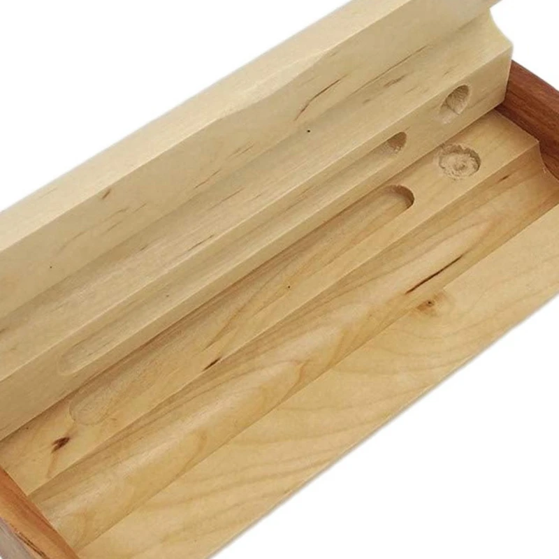 

Wood Pencil Box Wooden Single Wooden Pencil Case Stationery Box Popular Red Wooden Gift Box