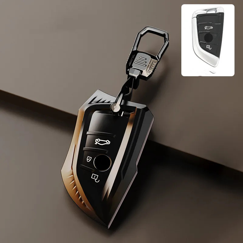

Car Key Case Cover Key Bag For Bmw F20 G20 G30 X1 X3 X4 X5 G05 X6 Accessories Car-Styling Holder Shell Keychain Protection