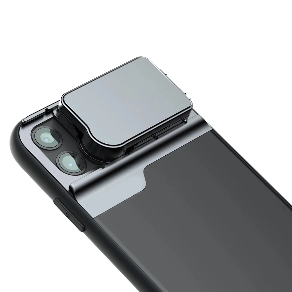 

5 in1 Phone Lens Kit Portable with Slide And Flip Up 20X Super Macro Lens CPL Fisheye Telephoto Lens for iPhone 13 12 11 pro max