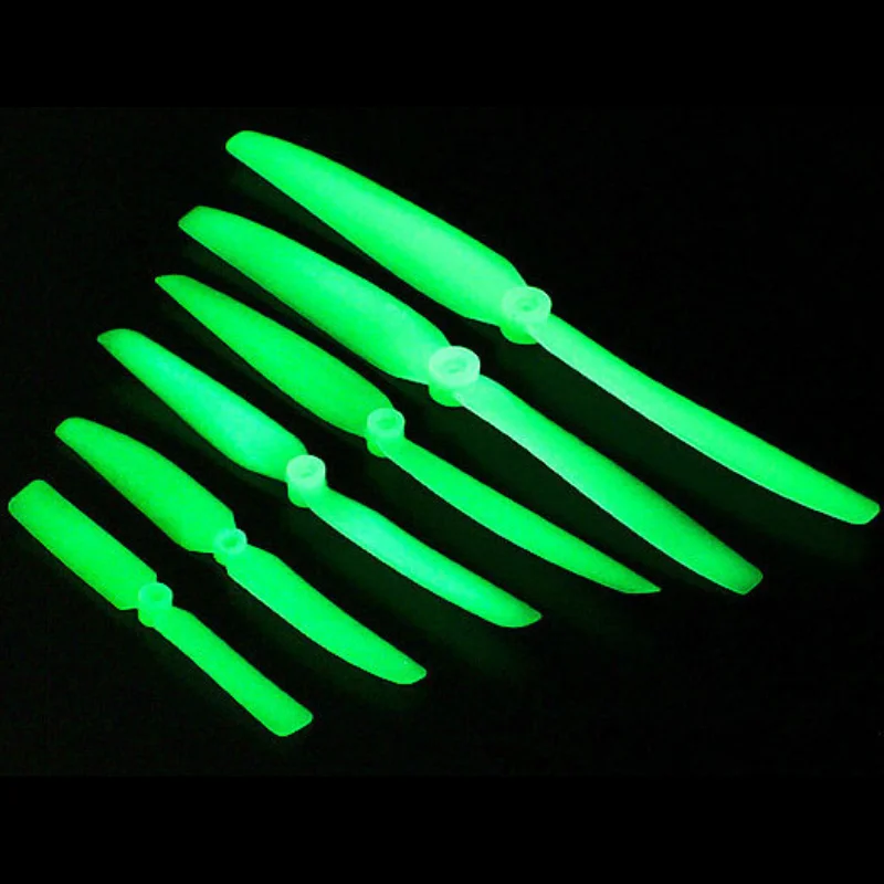 

4 Pair/Lot Propellers Glow in Dark Gemfan 5030 5030R 6030 6030R CW CCW RC Helicopter Quadcopter Four Muti Axis Aircraft Props