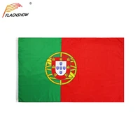 flagnshow portugal flag one piece 3x5 ft hanging polyester portuguese national flags with brass grommets