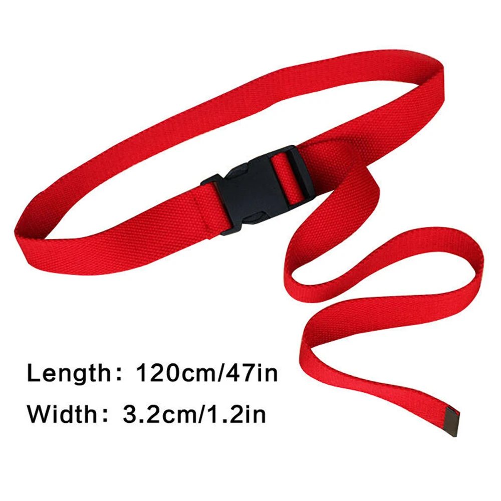 

1 Pcs Adjustable Unisex Canvas Belt Multi-color Vintage Women Men Nylon Canvas Waist Plastic Belt Buckle Waist Belt