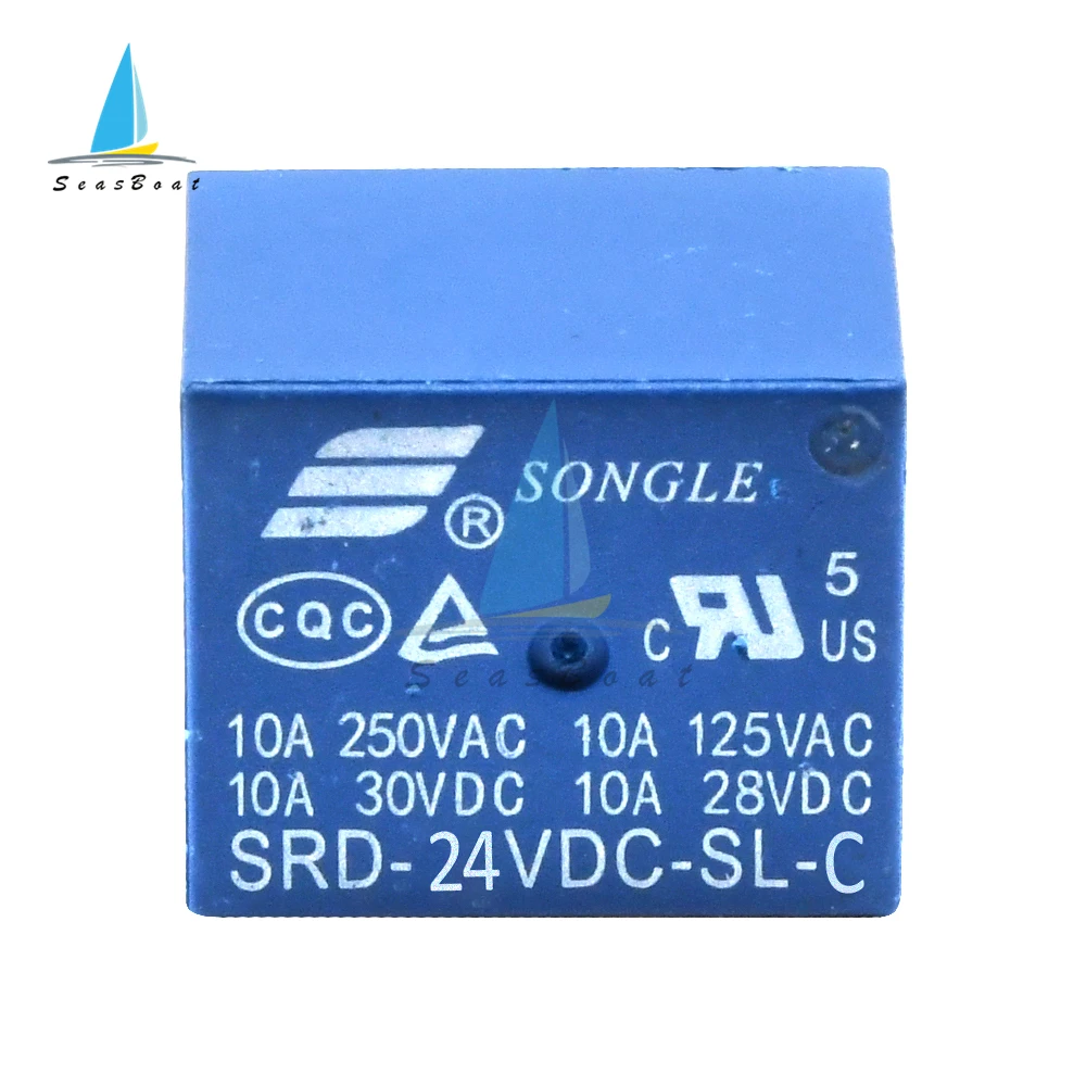 5 шт. реле SRD- 5VDC-SL-C фотореле контактов PCB тип постоянный ток В 12 24 48 10 А 250