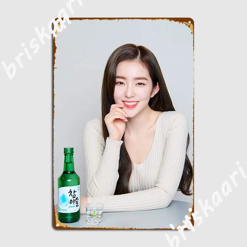 Iu Soju Metal Signs Classic Painting Décor Garage Club Wall Mural Living Room Korea Tin sign Posters |
