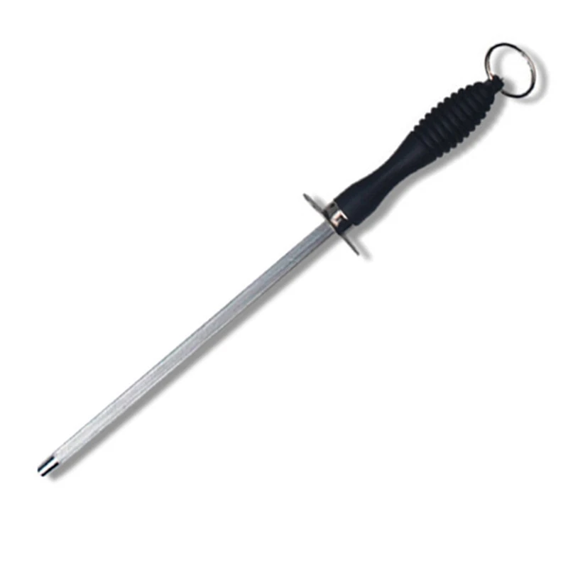 

Stainless Steel Easy To Use Non Slip Honing Steel Sharpening Steel Kitchen Knife Sharpening Rod Steel Sharpener Stone Tool