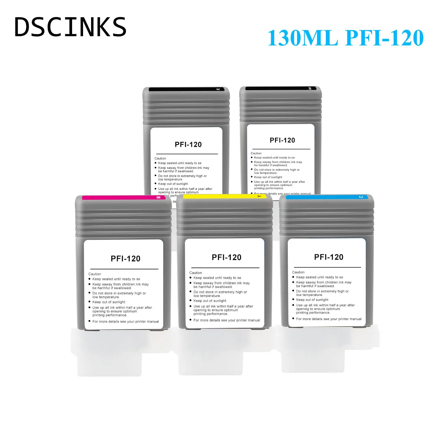 Совместимый чернильный картридж PFI120 для принтера Canon TM200 TM205 TM300 TM305 200 205 300 305 с