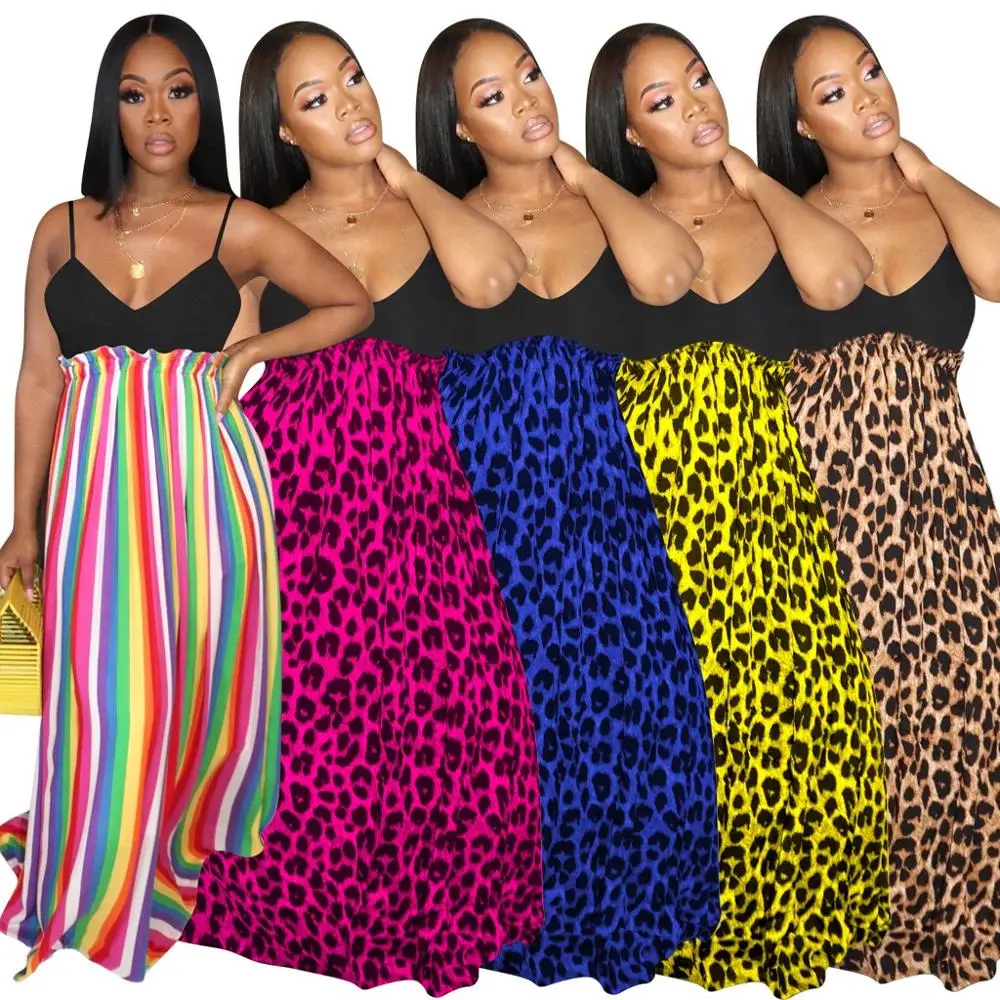 Новое модное платье элегантное большого размера с шарфом платья принтом в