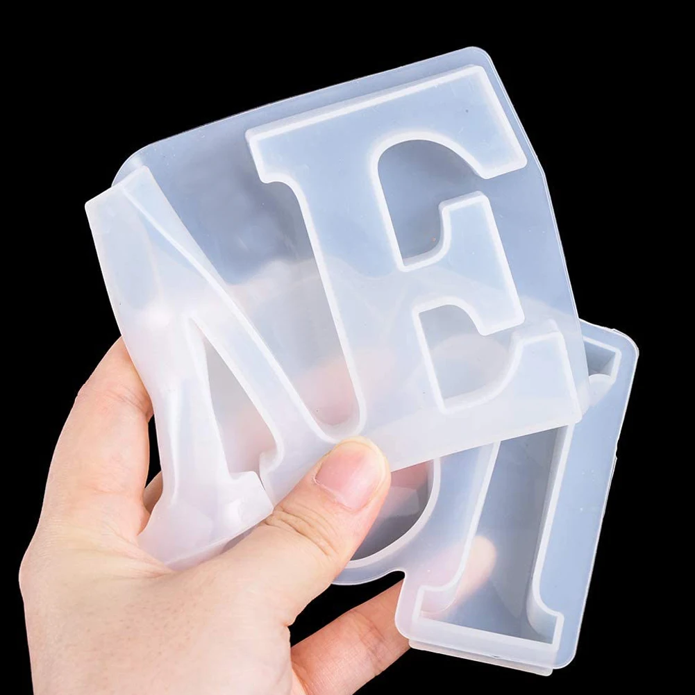 

3Pcs LOVE HOME FAMILY Letter Handmade Sign Resin Jewelry Making Mold Silicone Casting Mould Crystal Glue Tool DIY Craft Decor