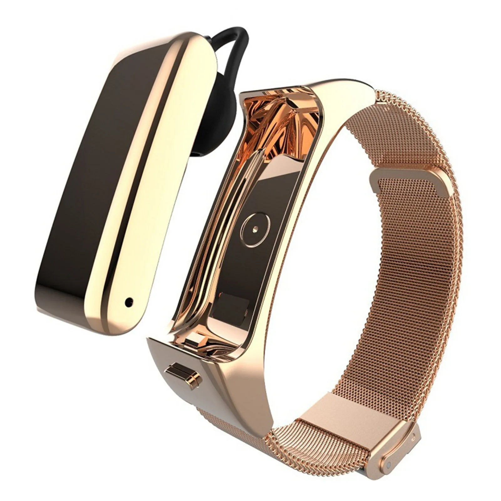 2 в 1 B6 Смарт Bluetooth гарнитура браслет сердечного ритма мониторинг здоровья часы