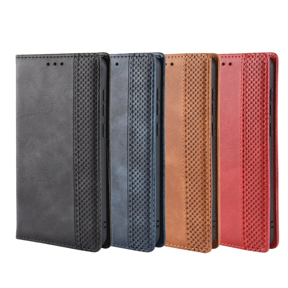 Ретро Магнитный кошелек с застежкой и подставкой флип-чехол для телефона чехол