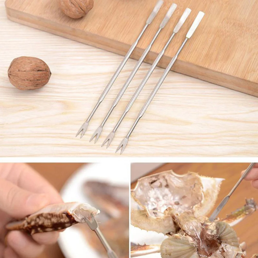 

15Pc Seafood Tools Set Stainless Steel Nut Seafood Forks Needles Picks