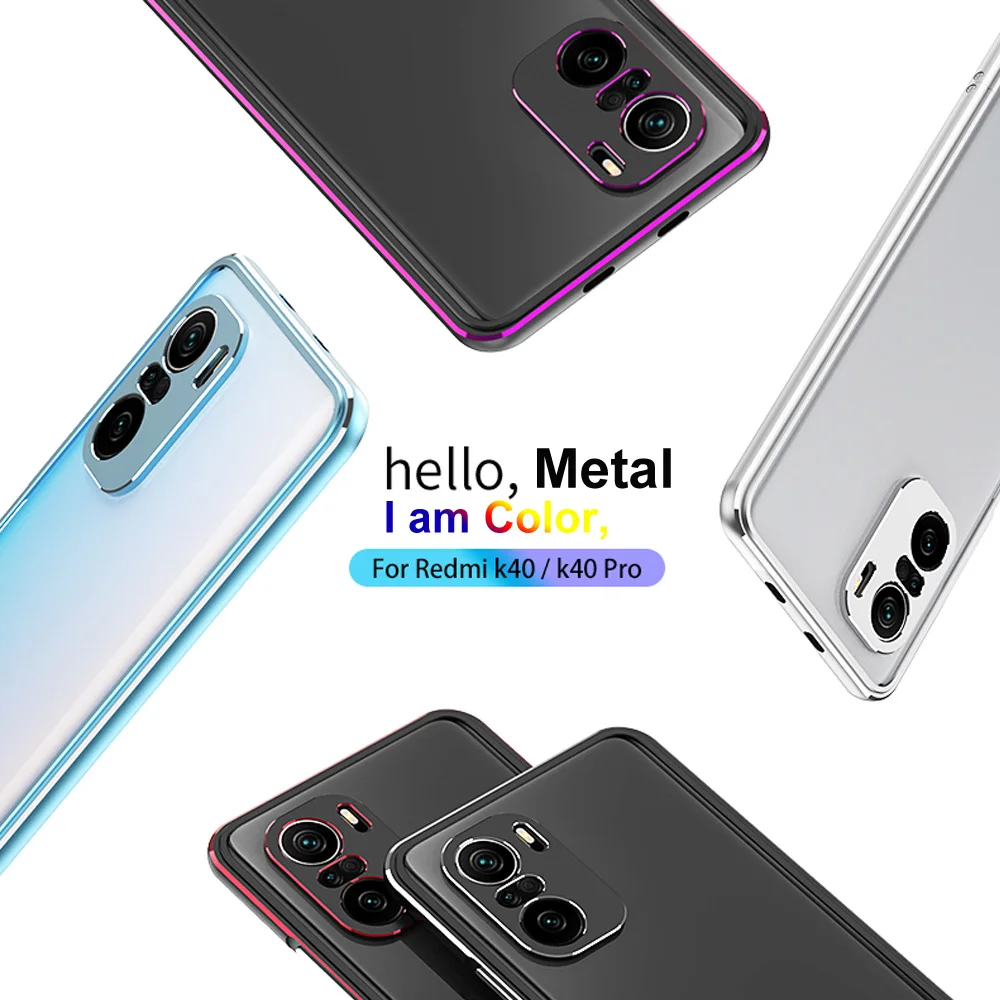 For Xiaomi Redmi K40 pro Case Original Aluminum bumper case camera protector POCO F3 Metal Frame cover | Мобильные телефоны и