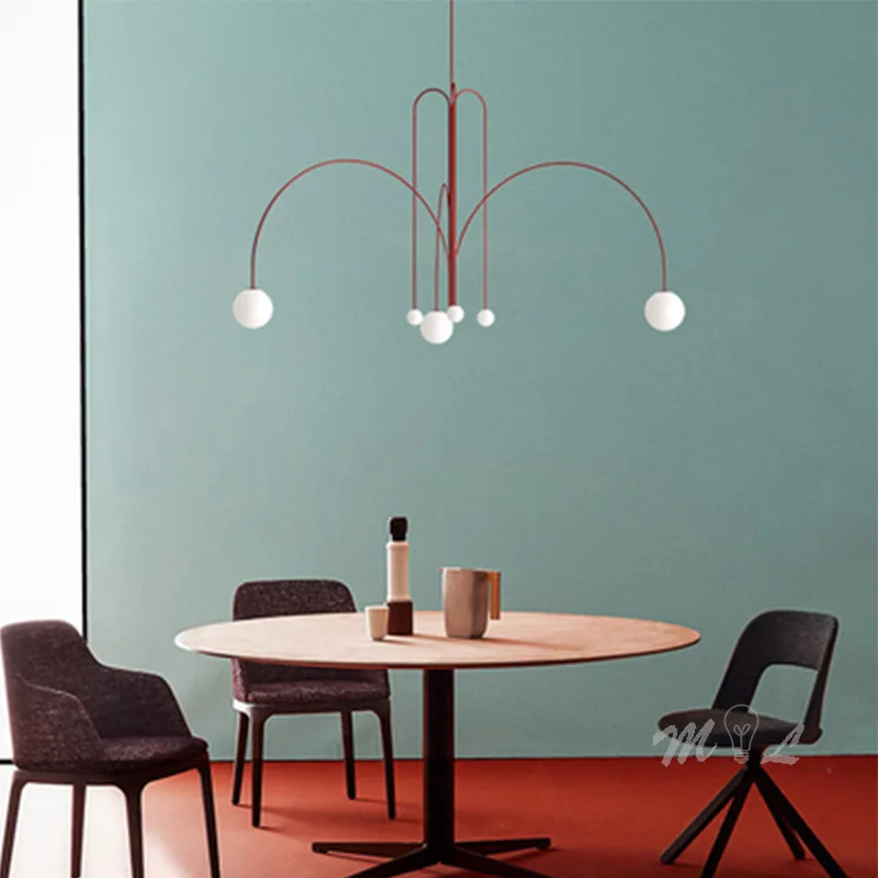 Koop Moderne Led Glazen Bal Nordic Light Hanglampen Luminaria Pendente Keuken Eetkamer Bar Hanglamp Slaapkamer Opknoping Lamp