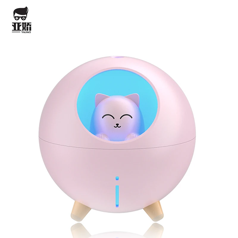 YAJIAO новый увлажнитель воздуха с изображением планеты кота арома-диффузор
