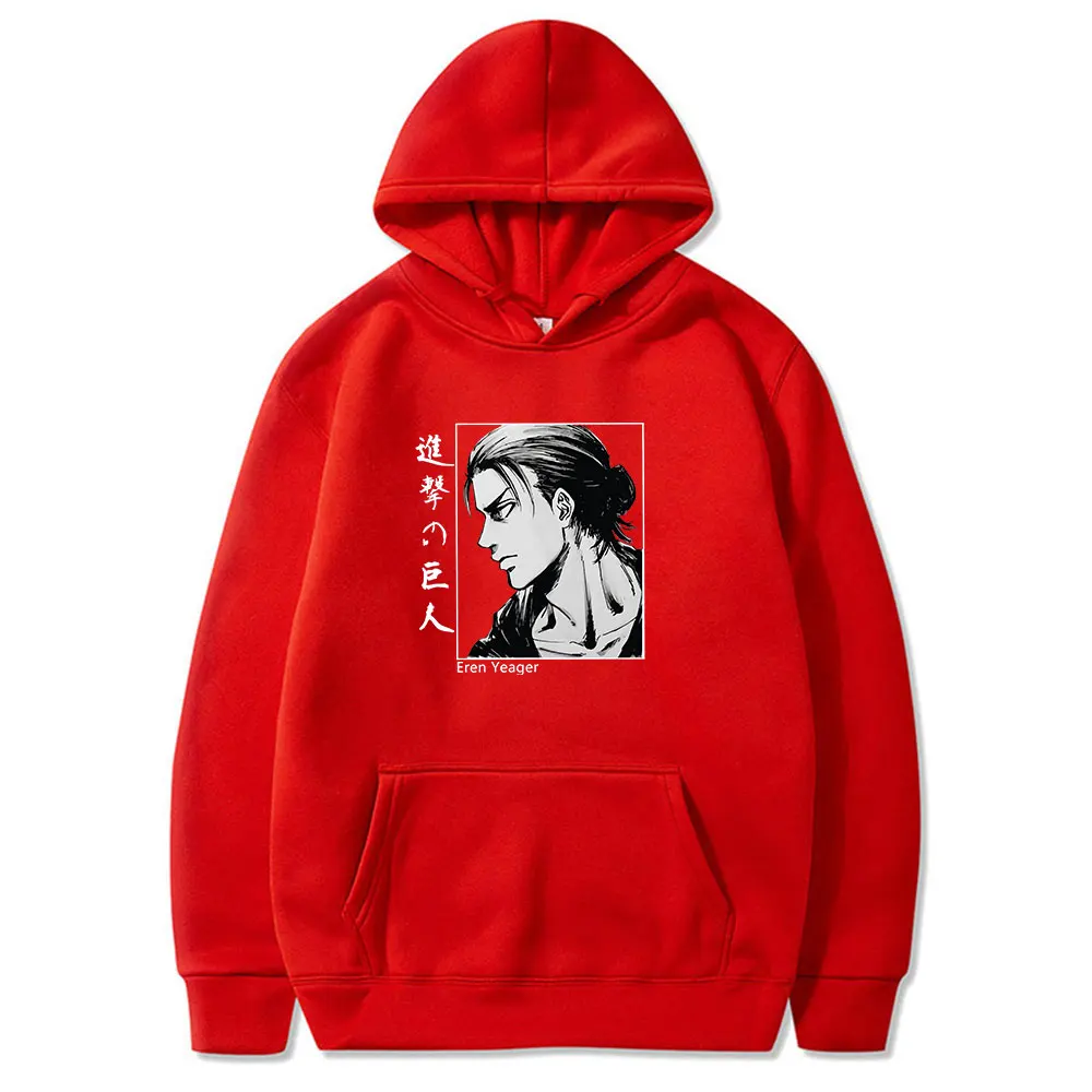 

2021 Hot Sale Japanese Anime Attack on Titan New Style Hoodie Fashion Casual Daily High Quality Oversize Loose Streetwear