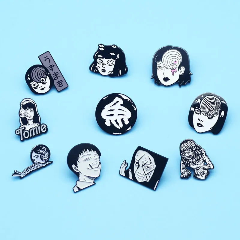 

Japan Anime Cartoon Metal Brooch Collecting Creativity Backpack Hat Bag Collar Lapel Badges Men Women Fashion Jewelry Gift