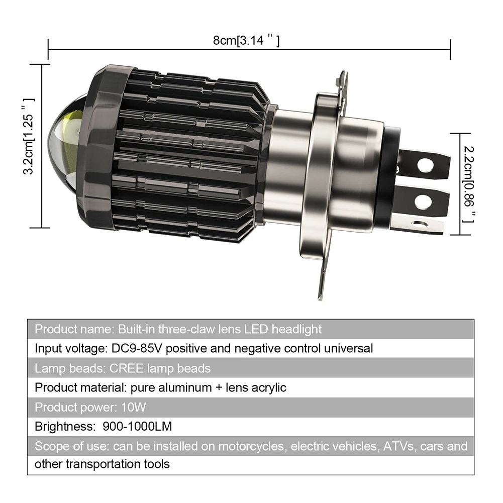 

SUHU LED Headlight Passing Light LED Fog Lamps for Motorcycles Light Bulb Motorcycle Projector Driving Lamp Front Light Headlamp