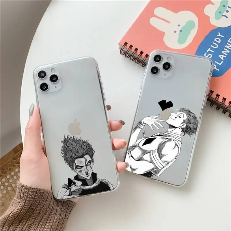 

hunter x hunter Phone Case Clear Transparent for iPhone 11 12 13 mini pro XS MAX 8 7 6 6S Plus X 5S SE XR 2020