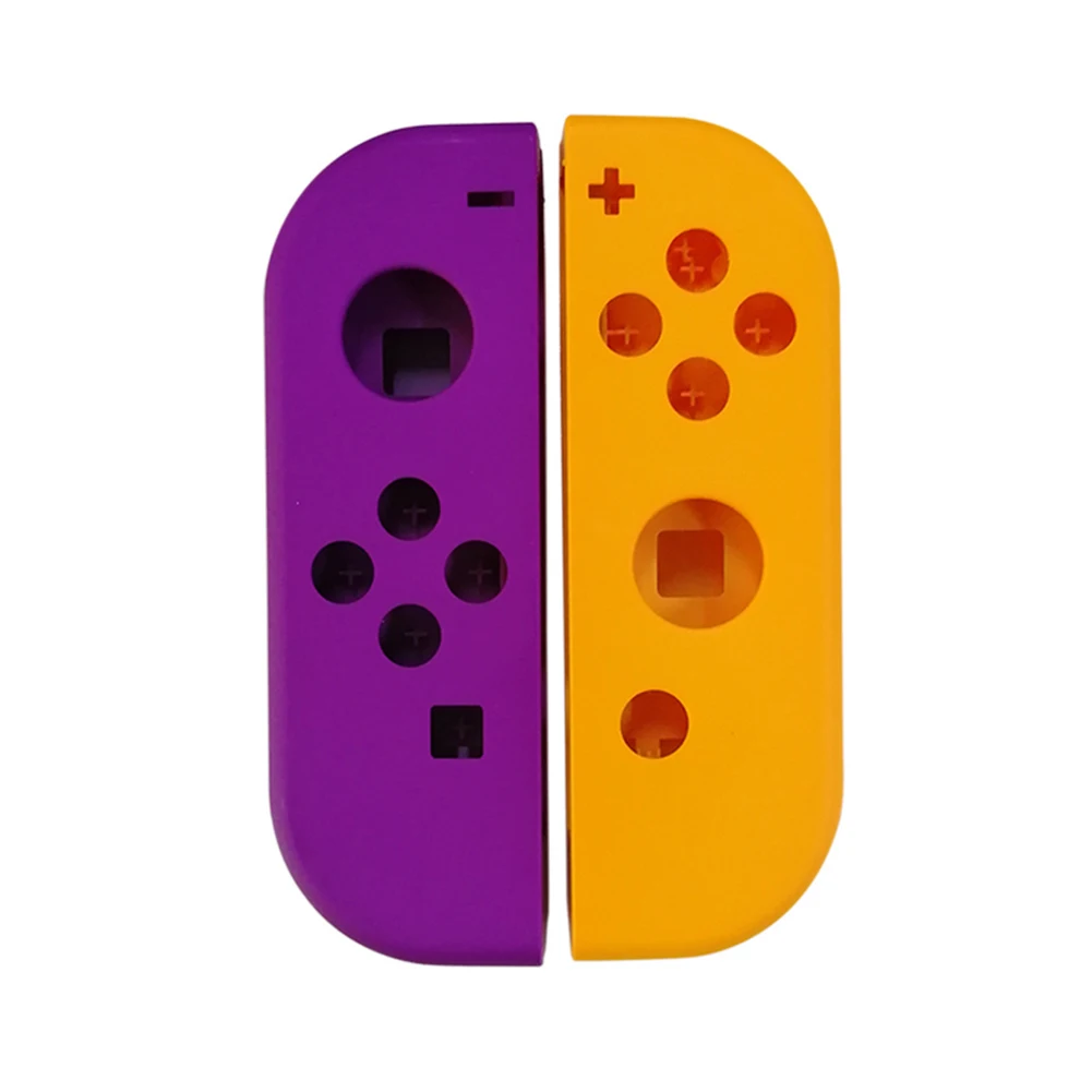 DIY Замена Полный корпус Оболочка Чехол для nintendo Switch Joy-Con контроллер фиолетовый/оранжевый
