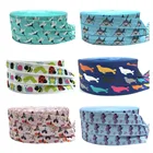 Резинка для волос с принтом морского льва и бабочки, 16 мм