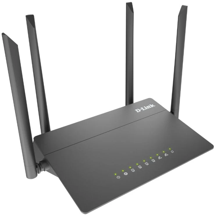 Wi-Fi роутер D-Link DIR-822/RU/R черный |