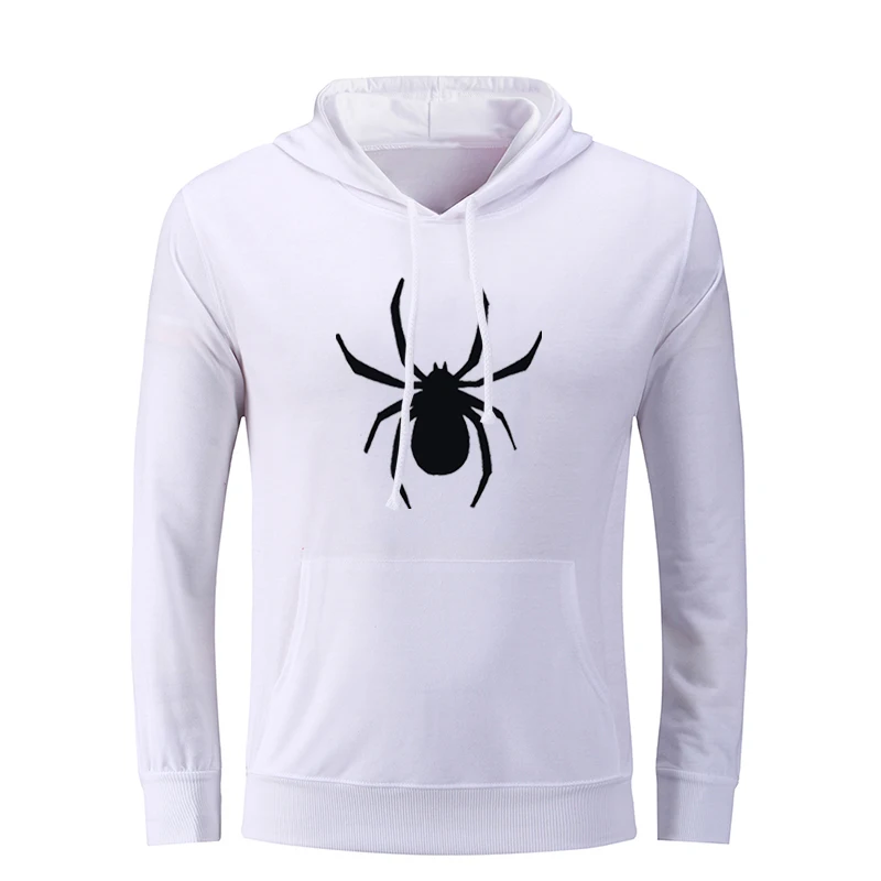 

Happy Halloween Black Bat Cute Cartoon Black Spider Men Graphic Hoodie Sweatshirt Strings Hooded Pullover