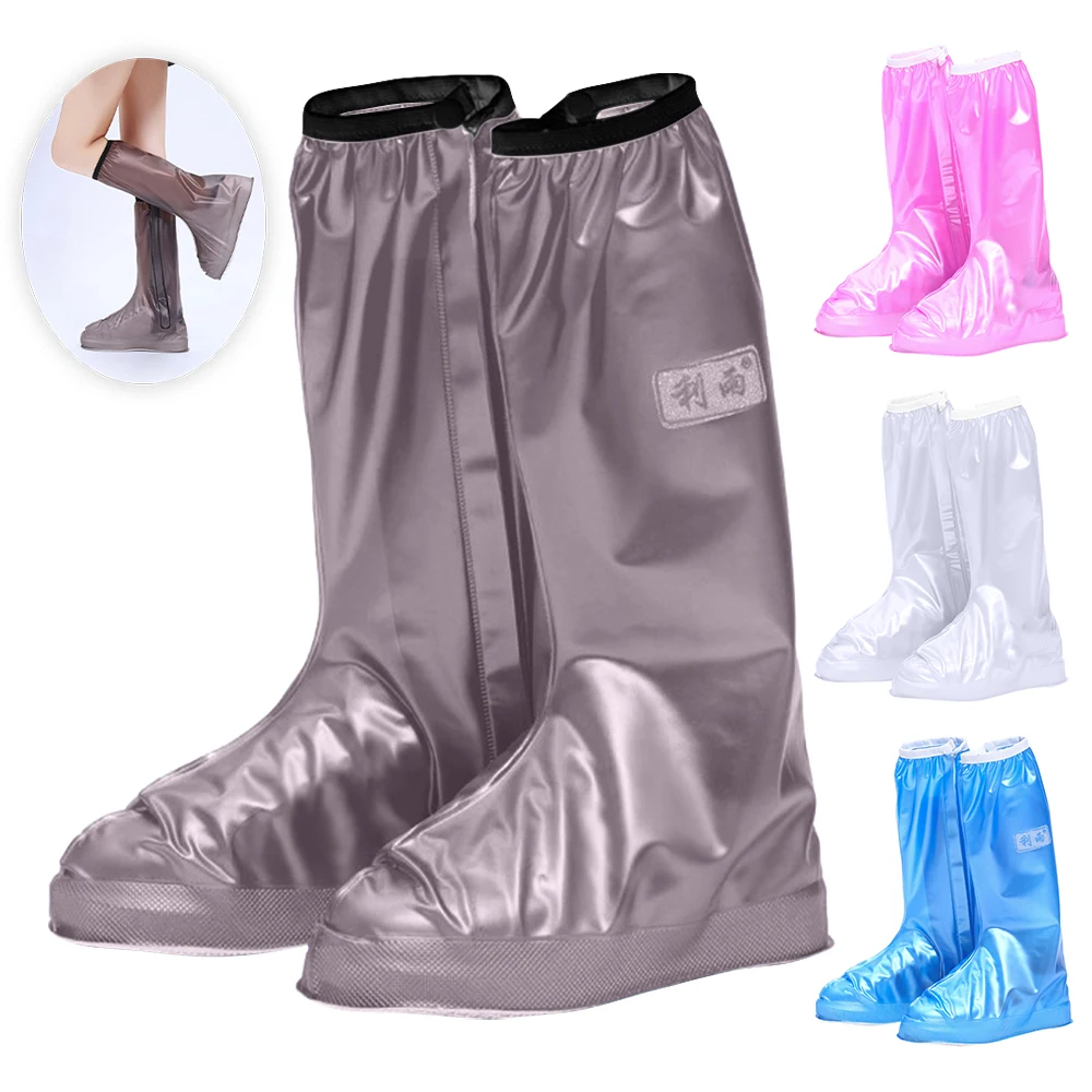 

Waterproof Shoe Covers Reusable Anti-slip Rain Boots Covers Shoe Protectors Overshoes for Kids Adults Traveling Outdoor