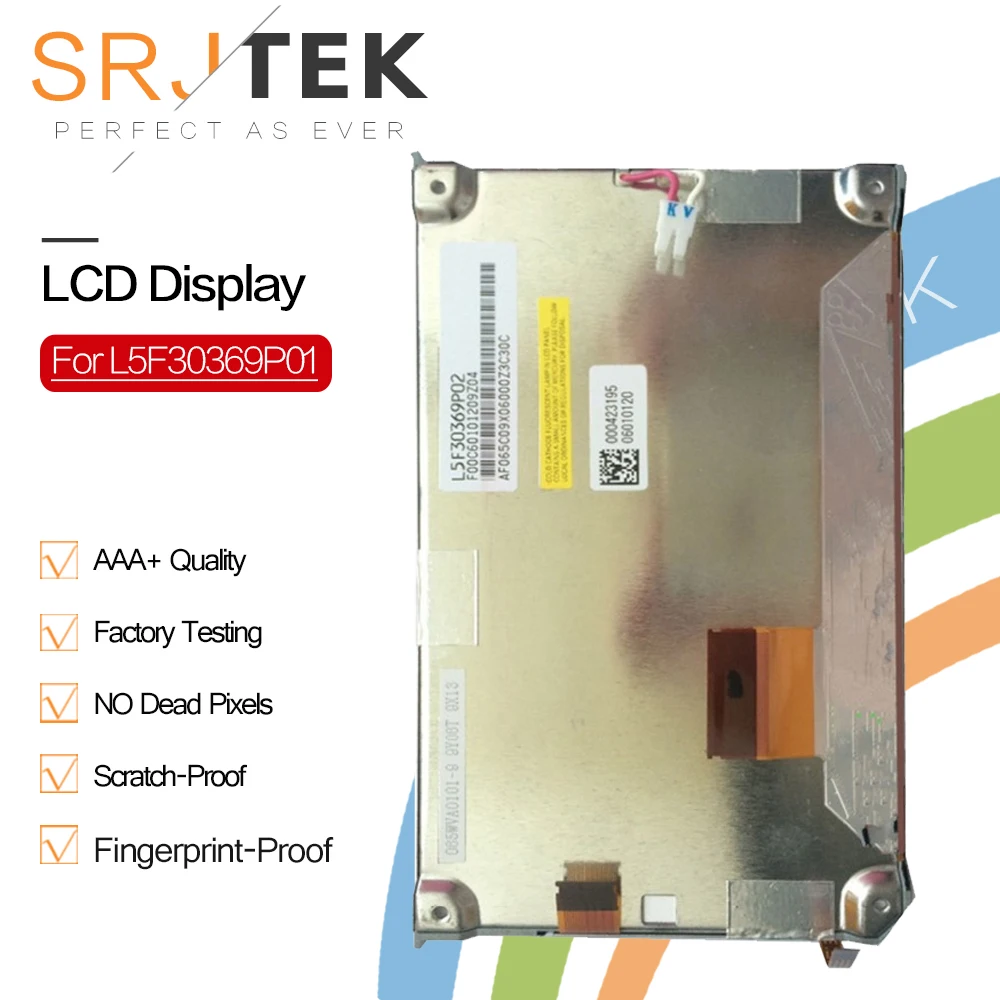 Srjtek-pantalla LCD de 6,5 pulgadas para L5F30369P01, navegaci&oacute;n GPS, Panel de pantalla, herramientas gratuitas-0