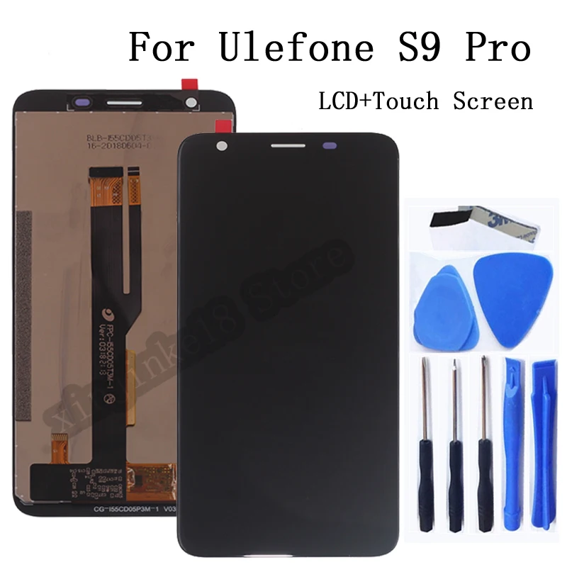 

5.5" For Ulefone S9 Pro Original LCD Display Touch Screen Digitizer Assembly replacement LCD Phone Repair kit For Ulefone S9 Pro