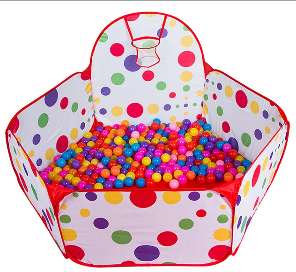 Складной детский задний фон для сюжетной детской фотосъемки с бассейн шариками