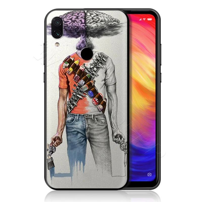 Уличный художественный чехол с граффити для Xiao mi Red mi Note 8 mi 3 6 8 9 A1 A2 A3 8A 6X9 T CC9 Lite SE Pro Max F1 10 - Цвет: 8