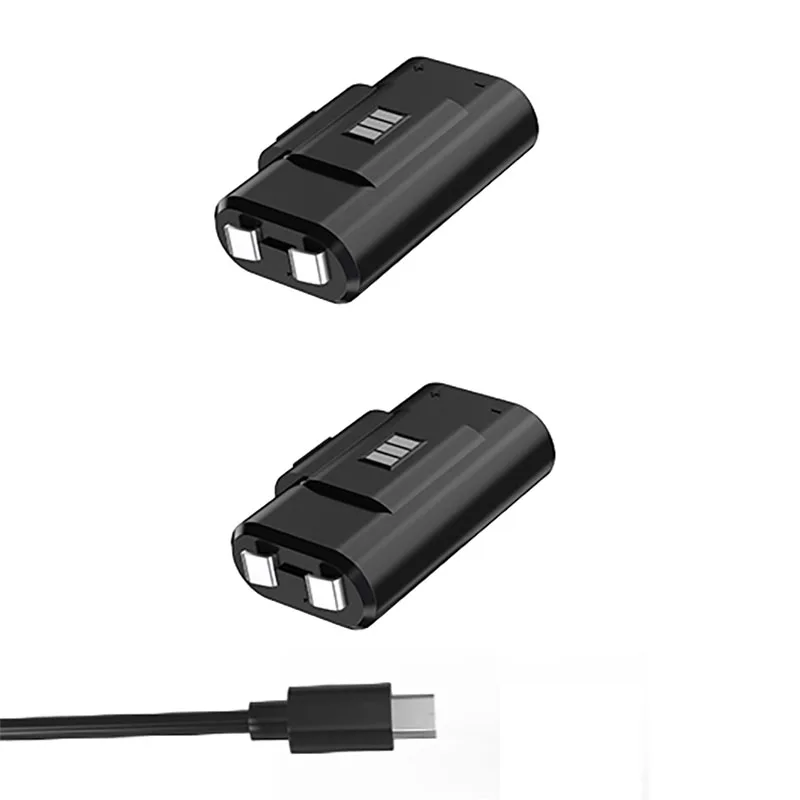 

Dual Game Controller Rechargeable Batteries with USB Charging Cable Replacement for Series X S Elite Gamepad