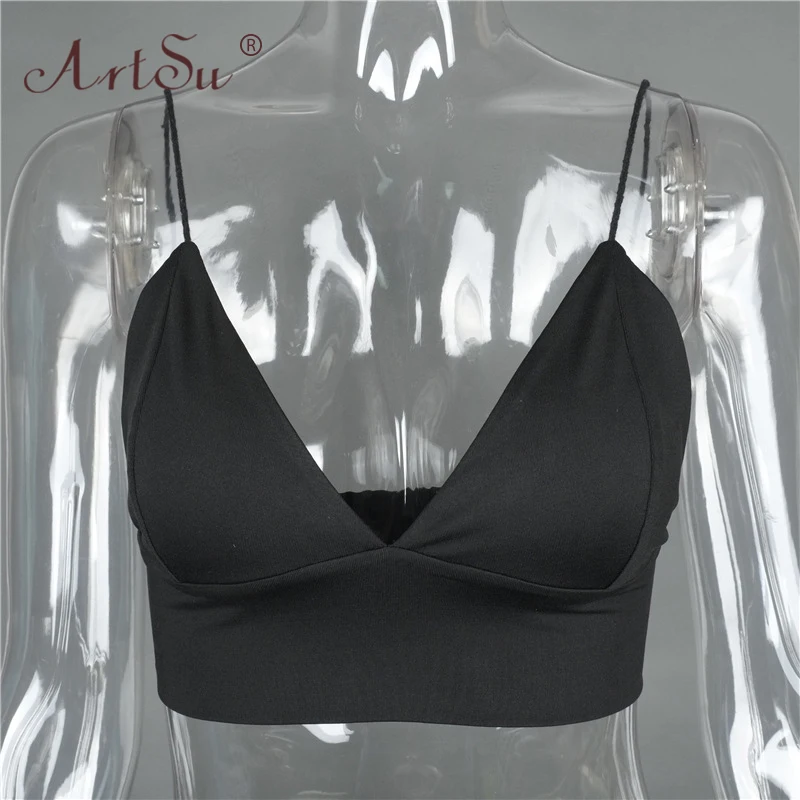 Женская майка-бюстье с глубоким V-образным вырезом | одежда