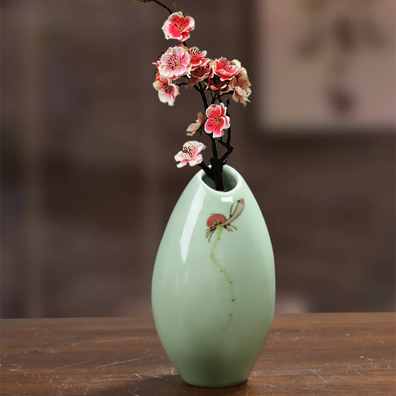 Винтажный домашний декор керамические вазы для цветов дома антикварная