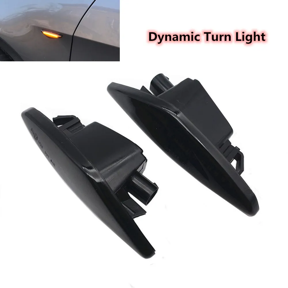 

For BMW X6 E71 / E72 2008-2014 LED Dynamic Turn Signal Light Side Fender Marker Lamp Sequential Indicator Blinker
