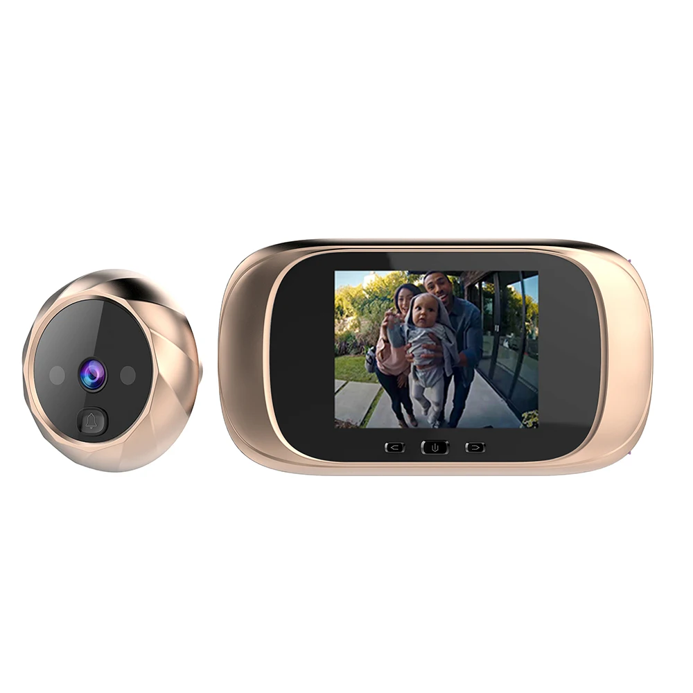 

Digital Doorbell 2.8" Screen 0.3MP IR Night Vision Electronic Door Peephole Camera Viewer Door Bell Peephole Security Hd Cameras