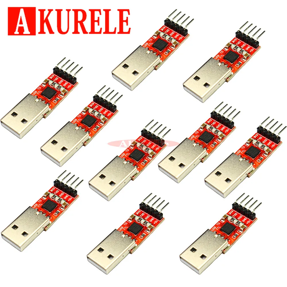 50 шт. CP2102 USB 2 0 к UART TTL 5 контактный модуль разъема последовательный