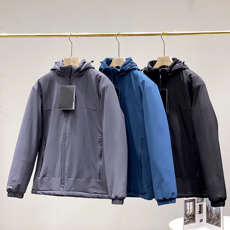 Мужская водонепроницаемая Флисовая теплая куртка с капюшоном походная ветровка