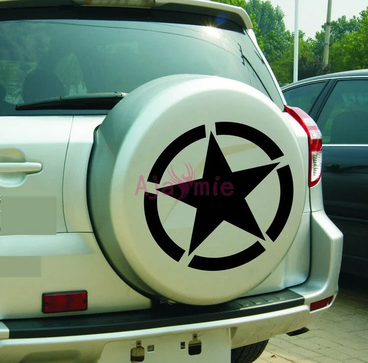 Автомобильный Стайлинг армейская звезда топливный бак крышка газовый короб