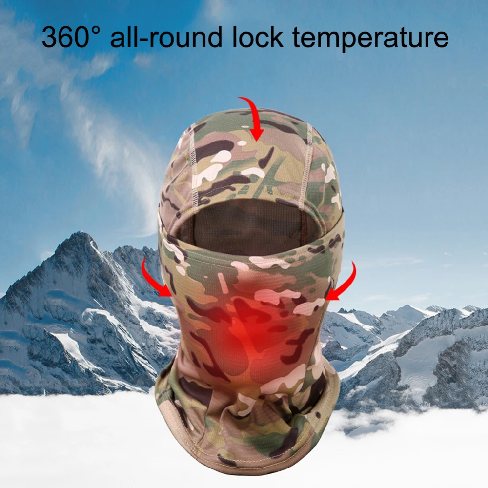 Зимняя дышащая тонкая маска для верховой езды с защитой от ветра и песка