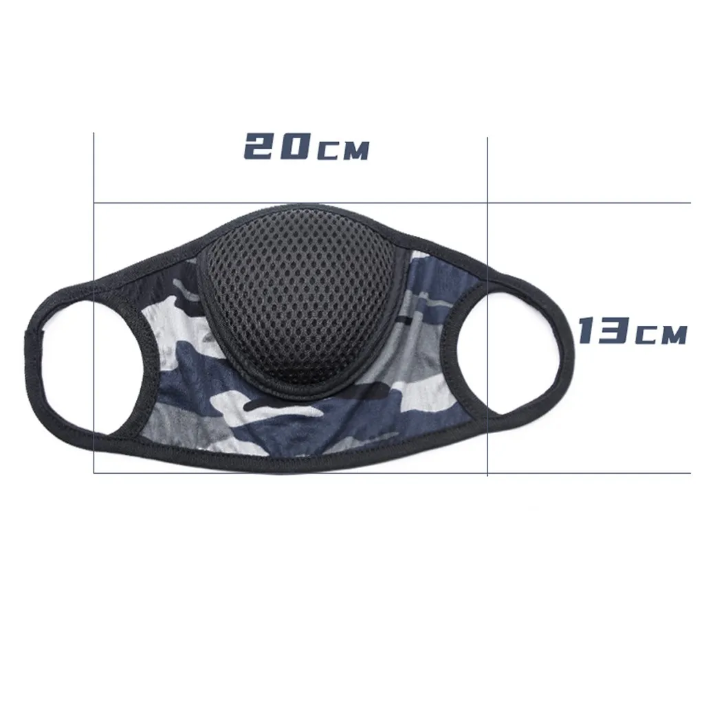

Double-deckt Breathable Cotton Breathable Men Women Mask Anti Dust Washable Reusable 3 Layer Face Mask Anti Pollution Mask