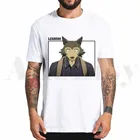 Забавная футболка с мультяшным Аниме Манга Legoshi Beastars, волк, олень, топ с принтом в стиле хип-хоп для девочек, футболки в стиле Харадзюку, модная летняя футболка