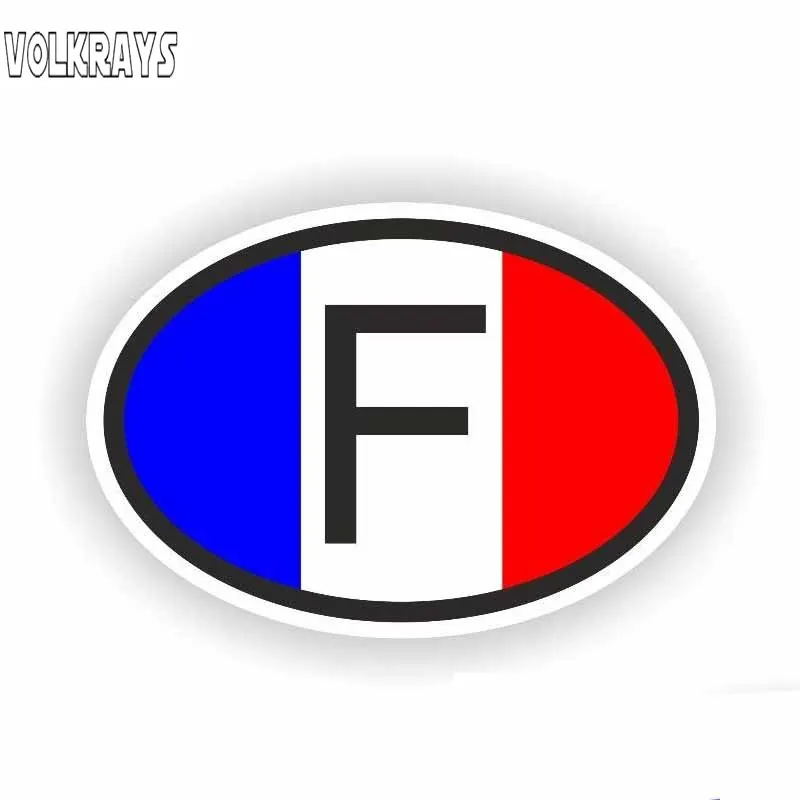 Volkrays индивидуальная наклейка для автомобиля Франция F код страны аксессуары