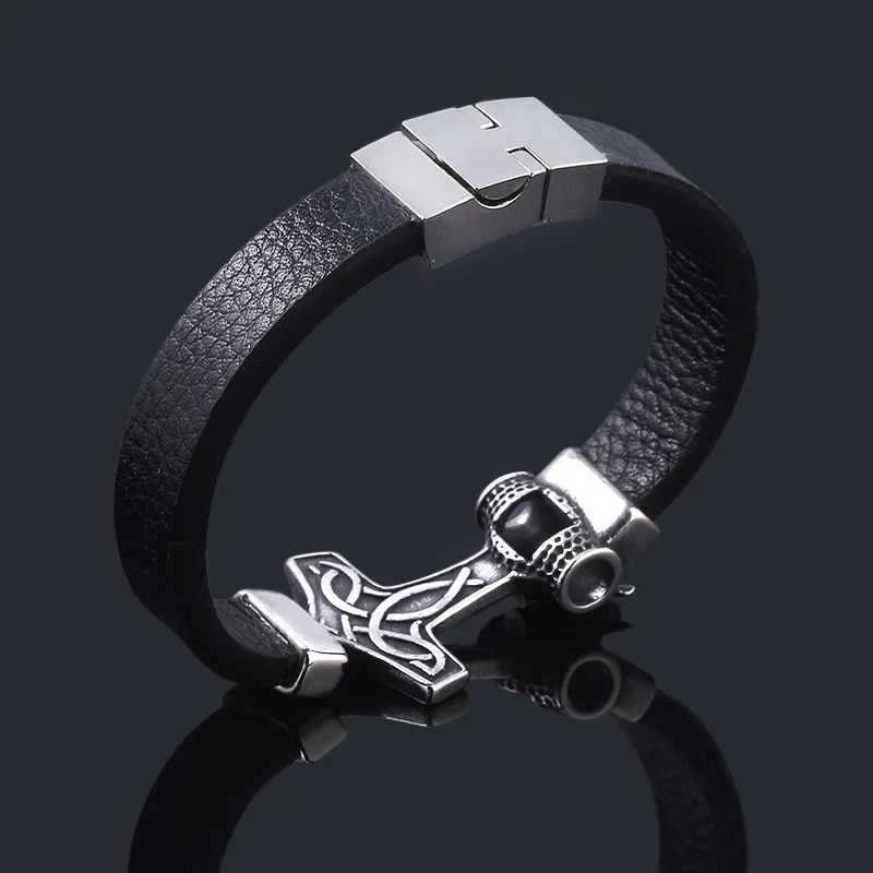 MIDY новые модные сапоги в панковском стиле норвежский викинг браслеты Один Молот