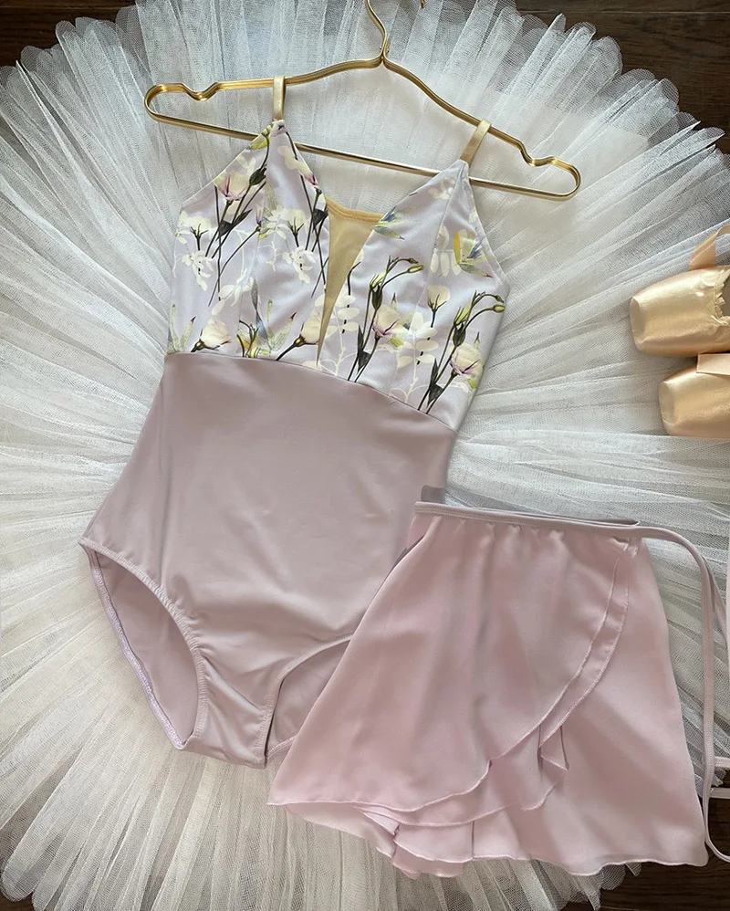 Ballet Dance Skirt New Style Pure Color Chiffon Practice Leotard Small Apron Tutu Adult High Quality Dress | Тематическая одежда и